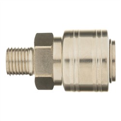 Муфта универсальная быстросъемная ("мама") 1/4, внешняя резьба, 2 шт, Stels