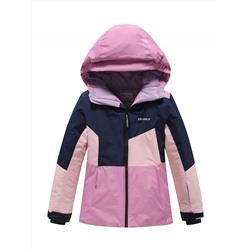 Горнолыжный костюм зимний для девочки розового цвета 9518R