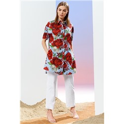 Блуза PRESTIGE 4137 цветы
