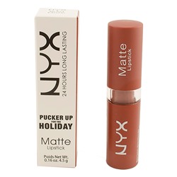 Помада NYX Matte Lipstick Pucker Up For The Holiday 4.5 g (упаковка 12 шт)