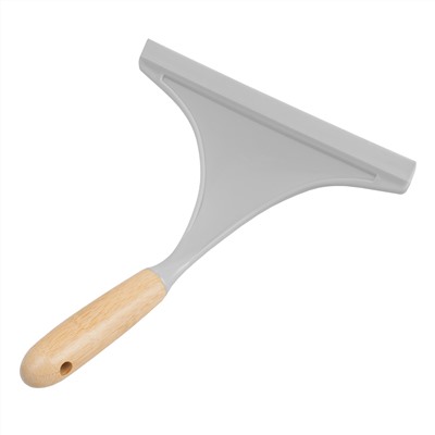 Водосгон оконный 235х230 мм, бамбуковая рукоятка, Home Palisad