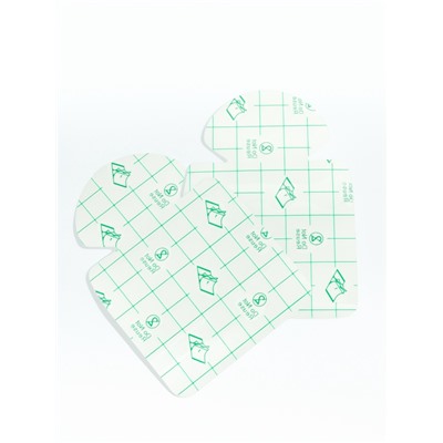 Пластырь для пяток, набор - 2 шт., на клеевой основе, прозрачный