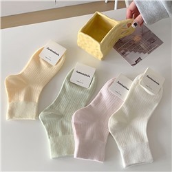Tide, thin spring summer Japanese creamy knee socks