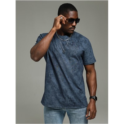 Футболка "Винтаж" синий  Мужская