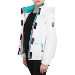 D003 WHITE Куртка демисезонная женская (100 гр. синтепон)