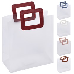 Пакет подарочный 21*22*10 Геометрия прозрачный ассорти 5 видов КОКОС 242539/12/Китай