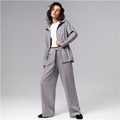 Брюки с карманами спереди, Красота в движении (серые)