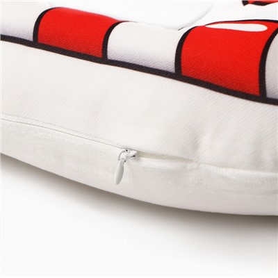 Новый год. Подушка Этель "Candy cane" 28х36 см, 100 п/э, велюр