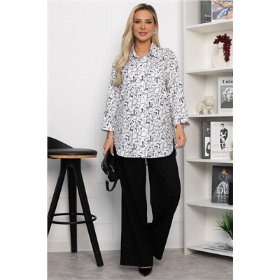 Блуза Твой стиль (черно-белая) Б13793-3М