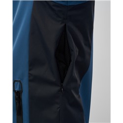 Горнолыжная куртка мужская зимняя синего цвета 7611S