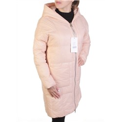 8808 PINK Пальто женское демисезонное (100 гр. синтепон)