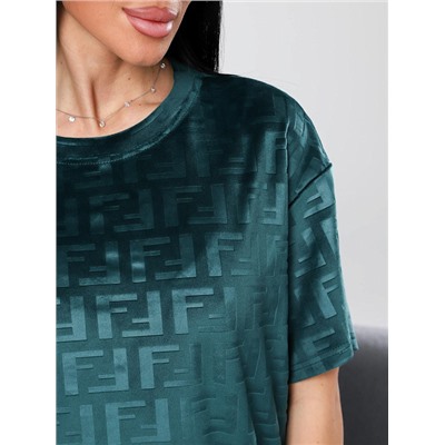 Костюм Чиэра жаккард изумруд ИвК