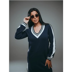 Платье Дебора синий Лт