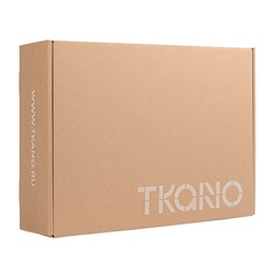 Плед из хлопка с новогодним рисунком Polar bear из коллекции New Year Essential, 130х180 см