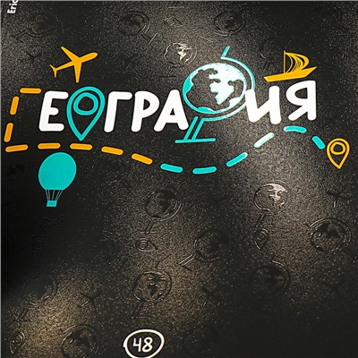 Набор предметных тетрадей 48 листов, ErichKrause Inscription, 12 шт.