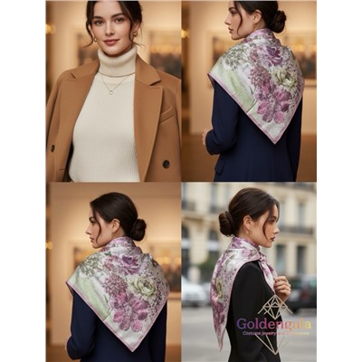 Платок из натурального шелка "Нежность прикосновения" Арт В1057/06