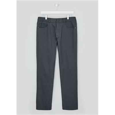 Slim Fit Twill Trousers