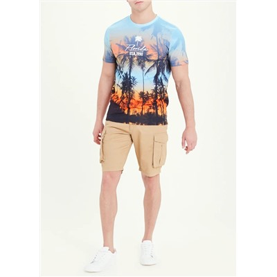 Florida Palm Print T-Shirt