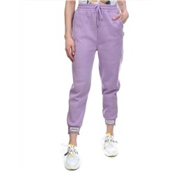 05 LILAC Брюки спортивные женские на флисе (100% хлопок) 7986