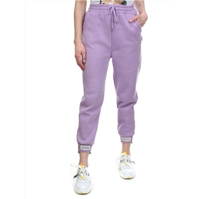 05 LILAC Брюки спортивные женские на флисе (100% хлопок) 7986