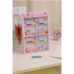 Набор скотча и канцелярского ножа "Transparent", mix, шоу-бокс 24 шт.