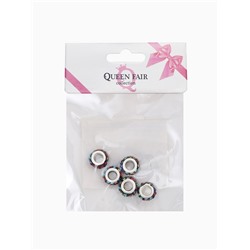 Шарм бусина «Шамбала» монпансье, для творчества, цветная в серебре