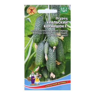 Семена огурец «Уральский корнишон F1», раннеспелый, партенокарпический, 10 шт.
