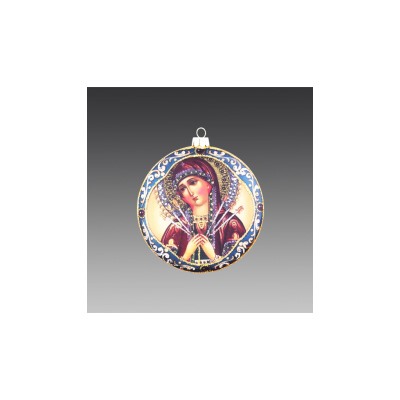 Медальон "Мотивы Рублева" двусторонний (стекло) П/У, 10х2,5х10 см