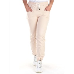 QB-84 BEIGE Брюки спортивные женские (95% хлопок, 5% стрейч) P&S