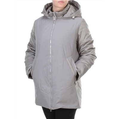 6021 GRAY Куртка демисезонная женская DATURA (100 гр. синтепон)