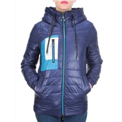 D001 DARK BLUE Куртка демисезонная женская (100 гр. синтепон)