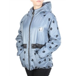 ZW-2166-C LT. BLUE Куртка демисезонная женская BLACK LEOPARD (100 гр.синтепона)