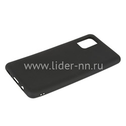 Задняя панель для Samsung Galaxy  M31S Силикон матовый (черная)