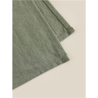 Простыня SL Home Linen collection 200*220 см , цв.зелёный, лён30%/хлопок70%