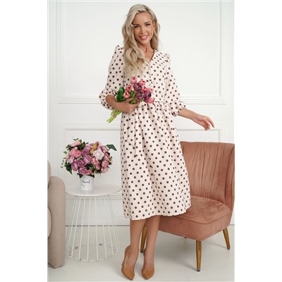 Платье Розетта (бежевое) П14113-45М