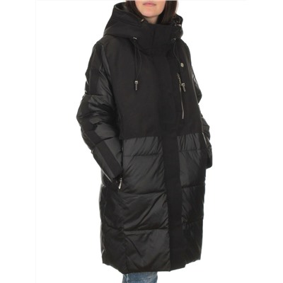 C223 BLACK Куртка зимняя женская (200 гр. холлофайбера)