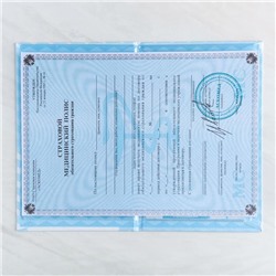 Папка для медицинского полиса «Мишка» 17.5×11.3 см