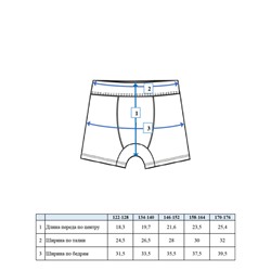 Трусы-боксеры для мальчика, 2 шт. в комплекте