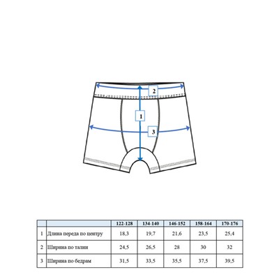 Трусы-боксеры для мальчика, 2 шт. в комплекте