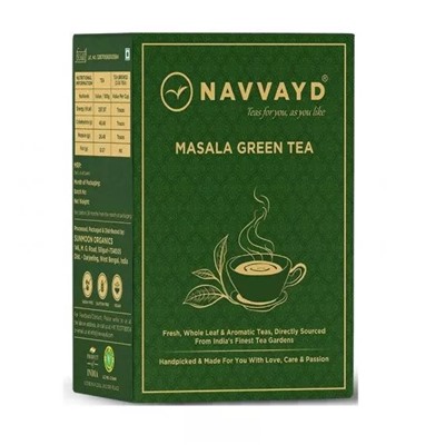 Зеленый чай Масала (100 г), Masala Green Tea, произв. Navvayd