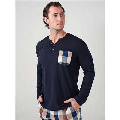 Мужская пижама "Горец" 1097-К / Темно-синий