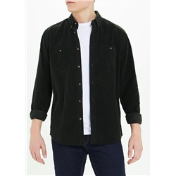Big & Tall Long Sleeve Cord Shirt