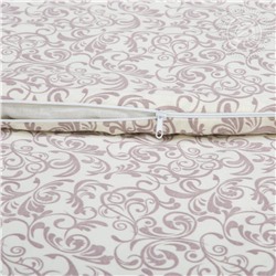 Пододеяльник трикотажный на молнии Завиток (капучино) Арт Дизайн