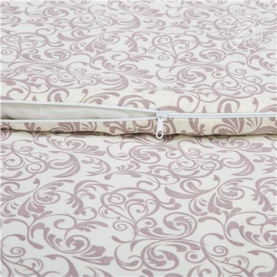 Пододеяльник трикотажный на молнии Завиток (капучино) Арт Дизайн