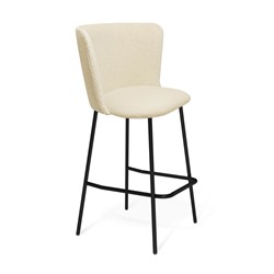Стул барный SHT-ST36/S29P
                        бежевый / черный муар