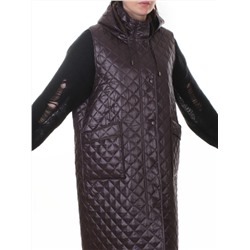A-801 DK. VIOLET Жилет утепленный женский (50 гр. синтепон)