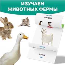 Книга по методике Г. Домана «Животные фермы», на казахском языке