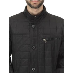 1561 BLACK Куртка мужская демисезонная  (70 гр. холлофайбер)