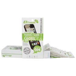 Защитное стекло на экран для iPhone5 /5S/5C 0.25мм прозрачное (ELTRONIC)