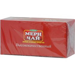 Meri Chai. Черный чай карт.упаковка, 50 пак.